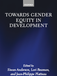 Book - Towards Gender Equity in Development