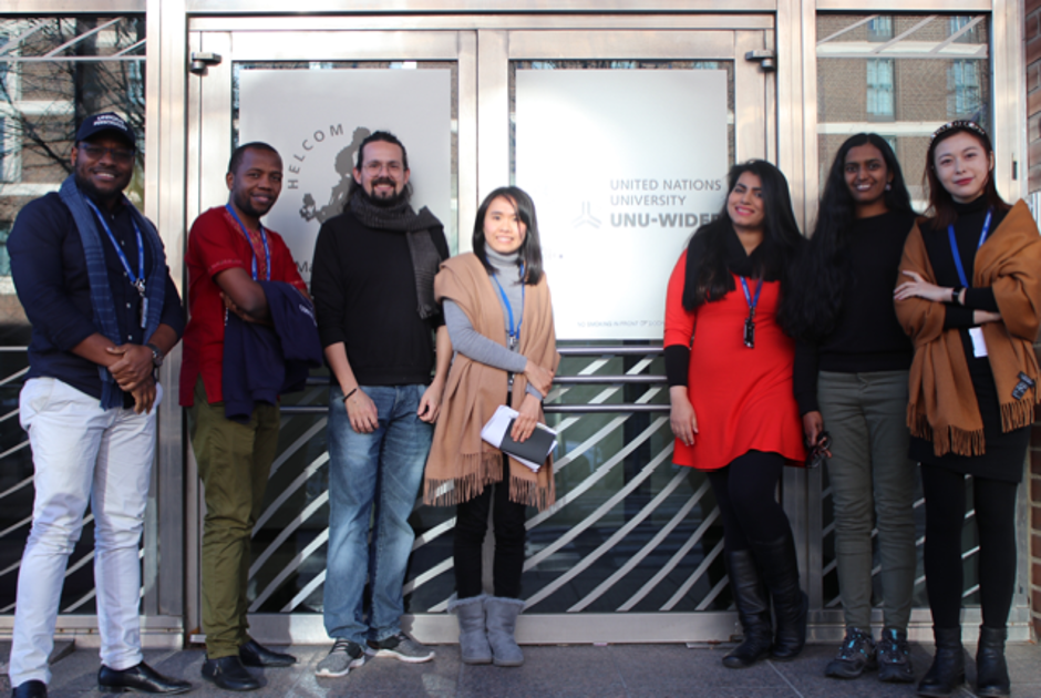 PhD group photo at UNU-WIDER