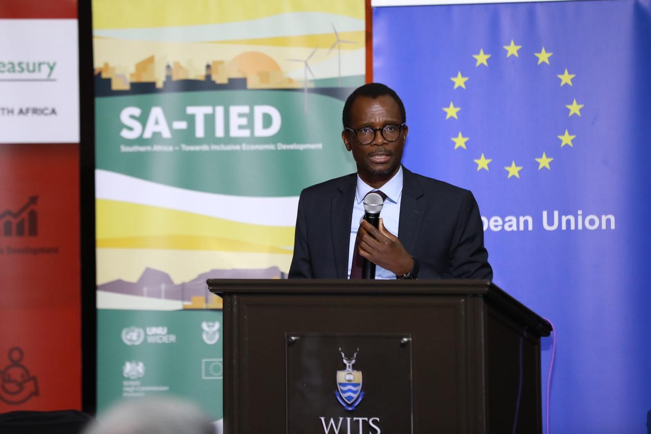 Deputy minister of finance Dr David Masondo speaks at SA-TIED policy dialogue and EU financing agreement