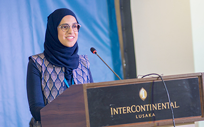 Amina Ebrahim at ATI General Assembly 2023