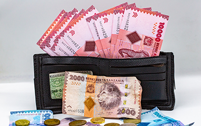 Blog image pension funds, Tanzanian currency Photo: Imani Nsamila / UNU-WIDER
