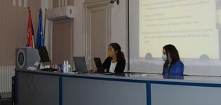 Martina Querejeta at the Applied Economics Conference: Labour, Health, Education and Welfare.